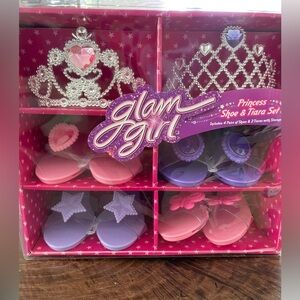 Princess Shoe & Tiara Set - Pink and Purple